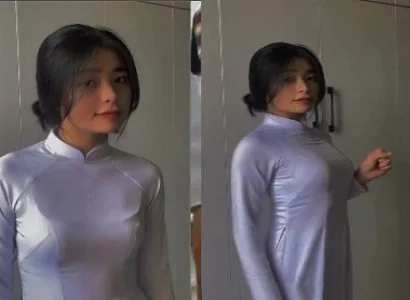 Mông tròn của em nữ sinh áo dài phê như điên